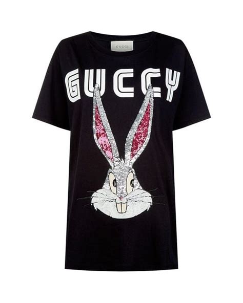 maglietta gucci con bugsbunny|maglieria gucci outlet.